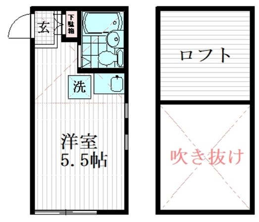 ユナイト川崎新町アドリアーノの物件間取画像